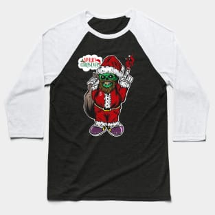 Skull santa Baseball T-Shirt